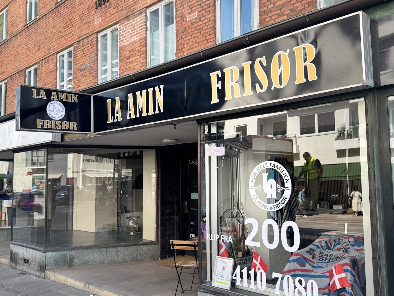 Salonmiljø hos La Amin Barber